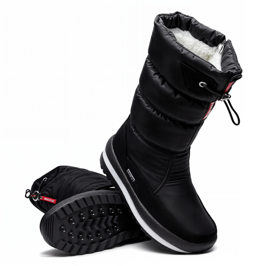 Dicke Plüschwinterstiefel für Frauen EB