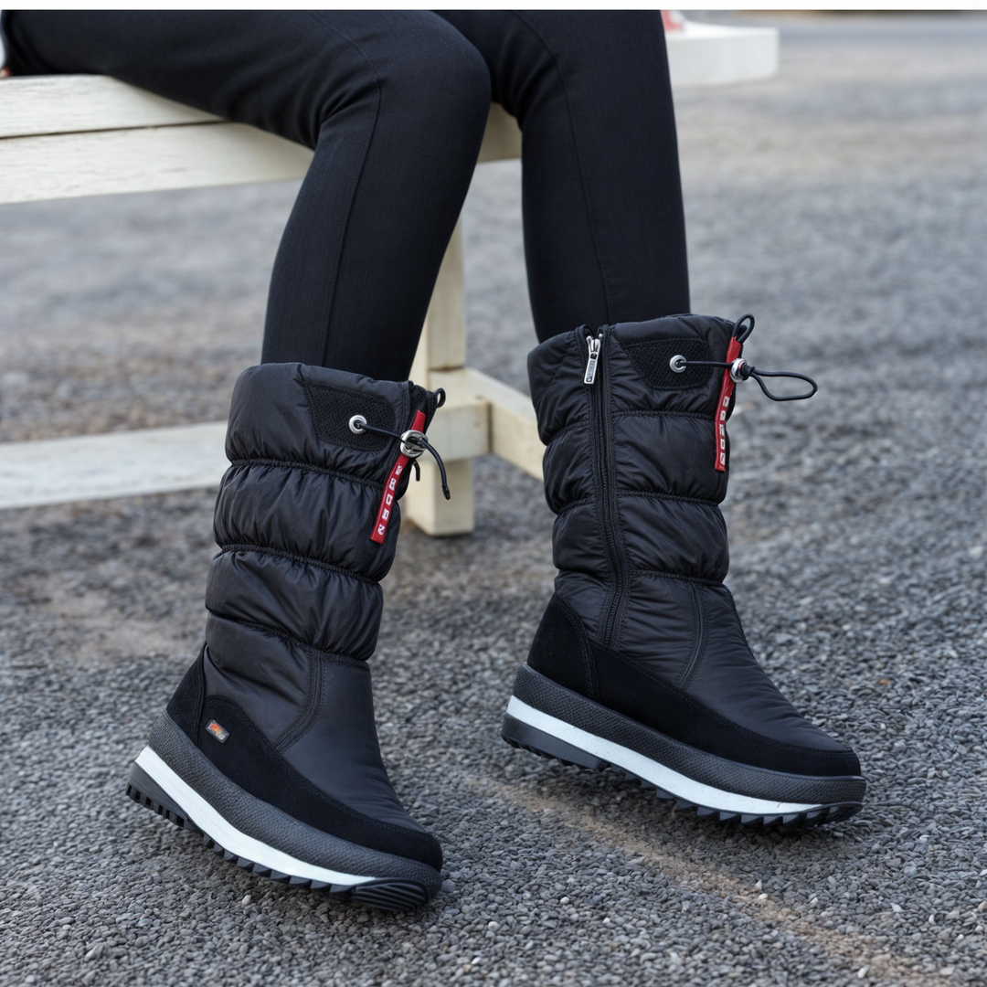 Dicke Plüschwinterstiefel für Frauen EB