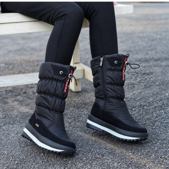 Dicke Plüschwinterstiefel für Frauen EB