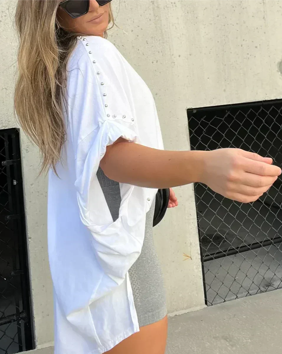 EB | Oversized Nieten T-Shirt