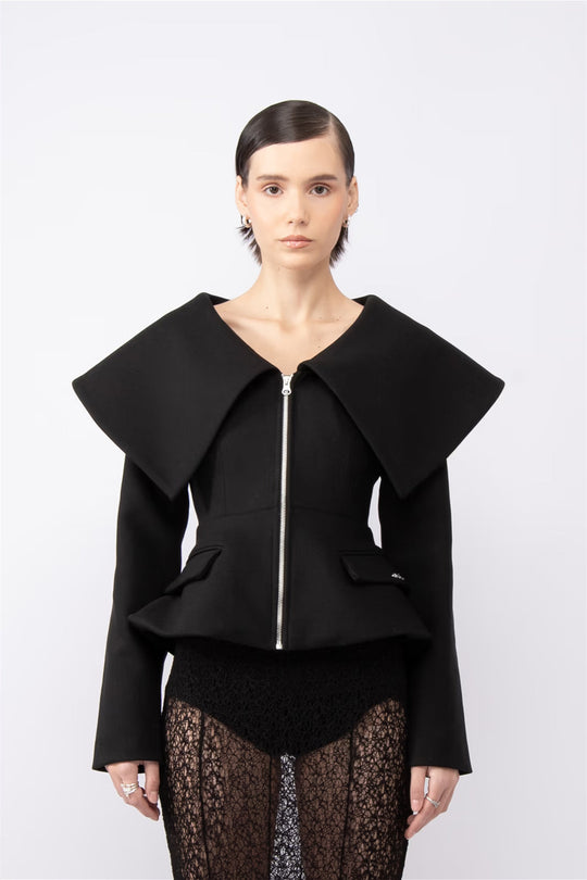 EB | Übergroße Kragenjacke