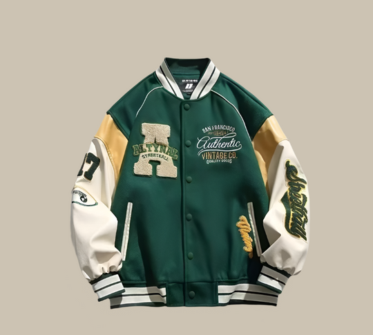 EB - Yanks Vintage Bomberjacke, Übergrößen Herrenmodell