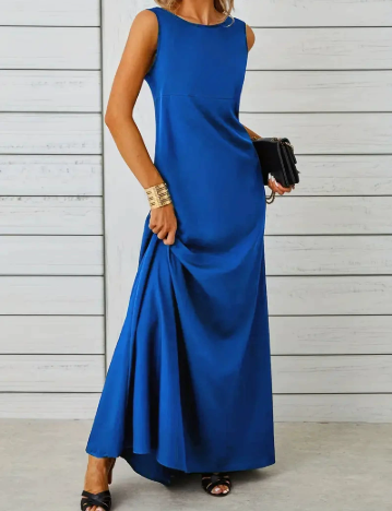 EB | Elegante Jacquard Kleid Ohne Ärmel