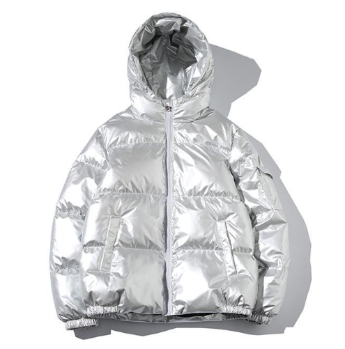 EB | Gepolsterte Winterjacke mit Kapuze Polyester Warm und Wasserabweisend