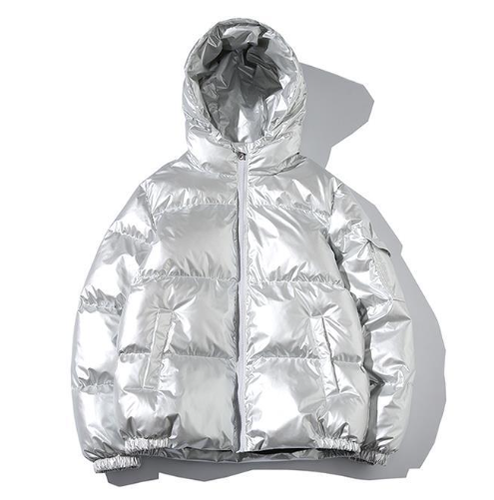 EB | Gepolsterte Winterjacke mit Kapuze Polyester Warm und Wasserabweisend