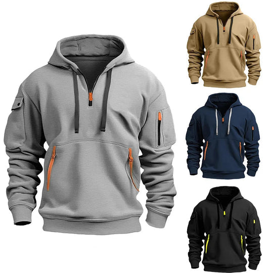 EB | Herren Sweatshirt mit Kapuze und Taschen