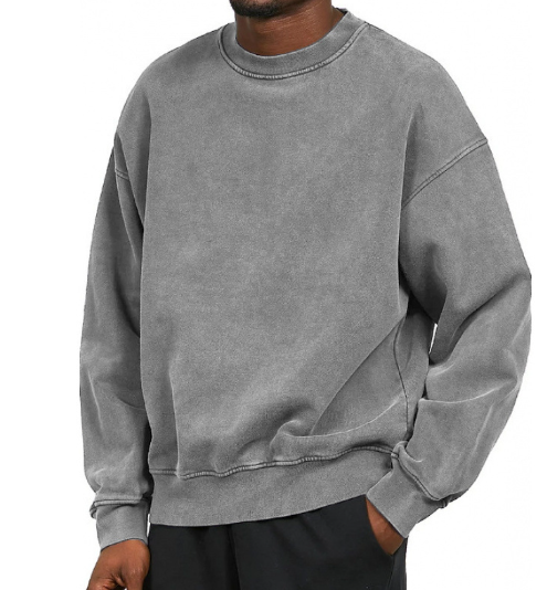 EB | Lässiges Sweatshirt mit Rundhalsausschnitt Baumwolle Weich und Bequem