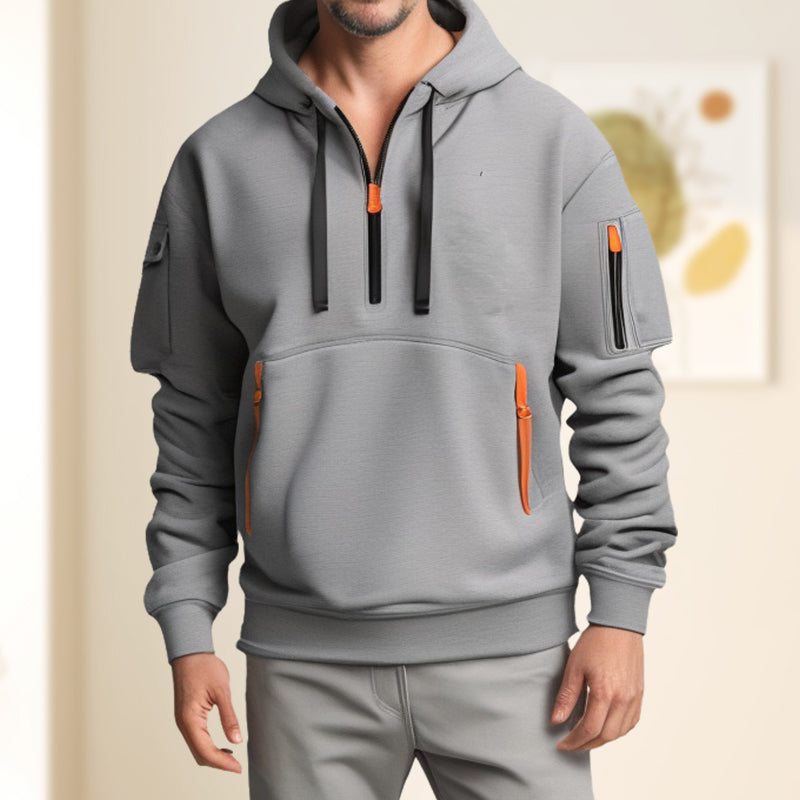 EB | Herren Sweatshirt mit Kapuze und Taschen