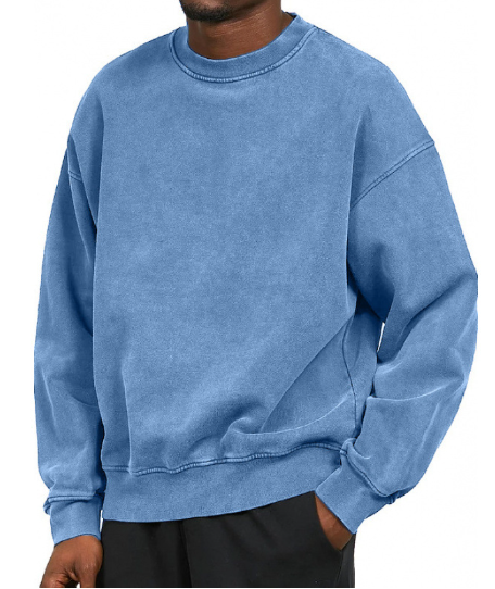 EB | Lässiges Sweatshirt mit Rundhalsausschnitt Baumwolle Weich und Bequem