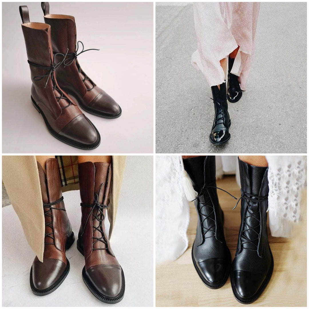 EB | Klassische Vegane Leder Stiefeletten