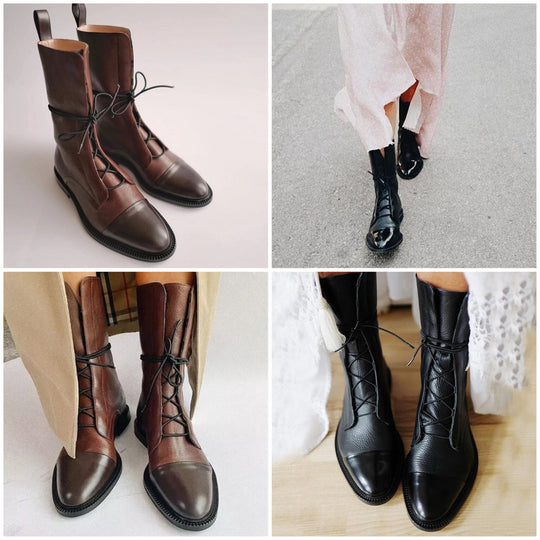 EB | Klassische Vegane Leder Stiefeletten