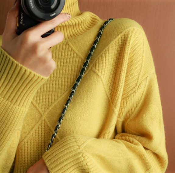 EB | Lässiger Strickpullover Mit Kragen