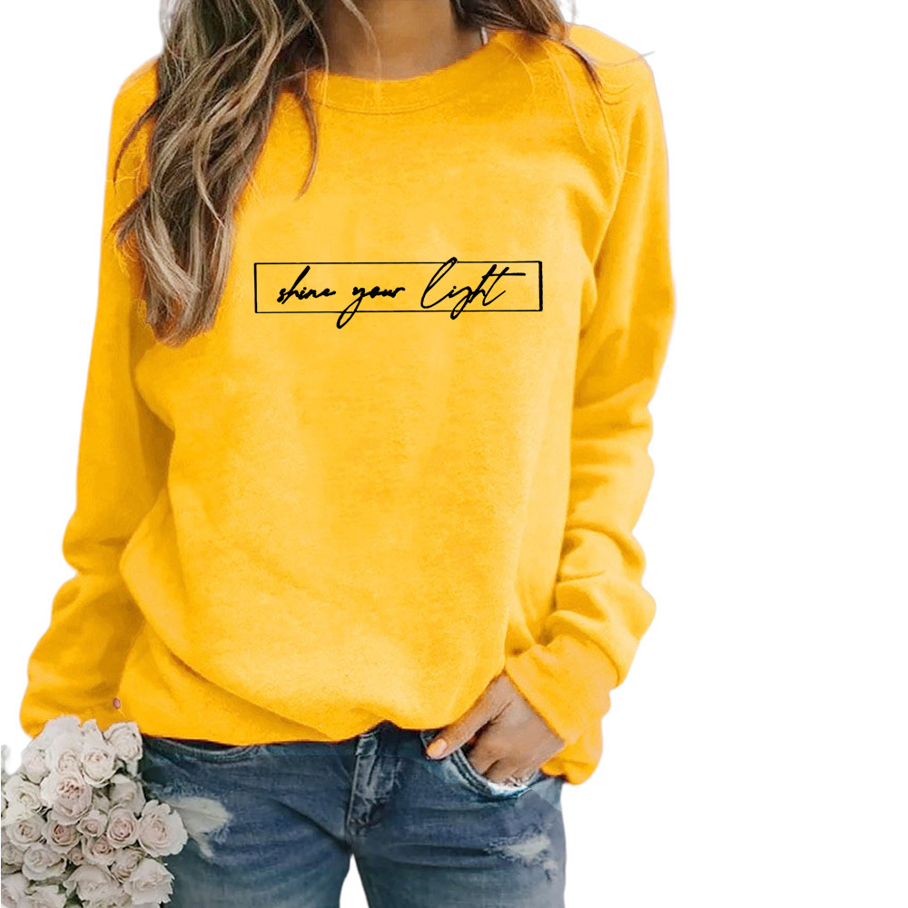 EB | Lässiges Sweatshirt mit Motivierendem Druck