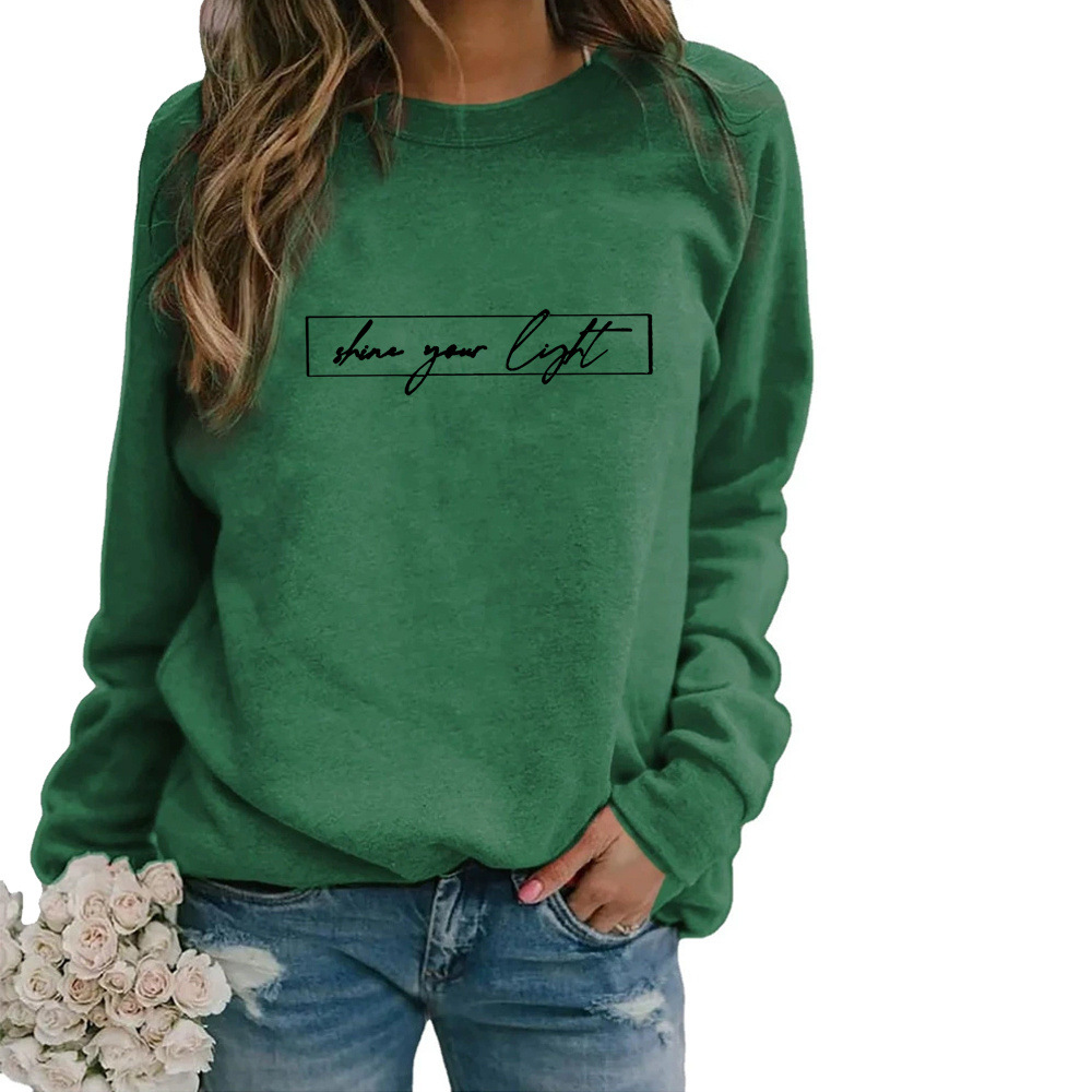 EB | Lässiges Sweatshirt mit Motivierendem Druck