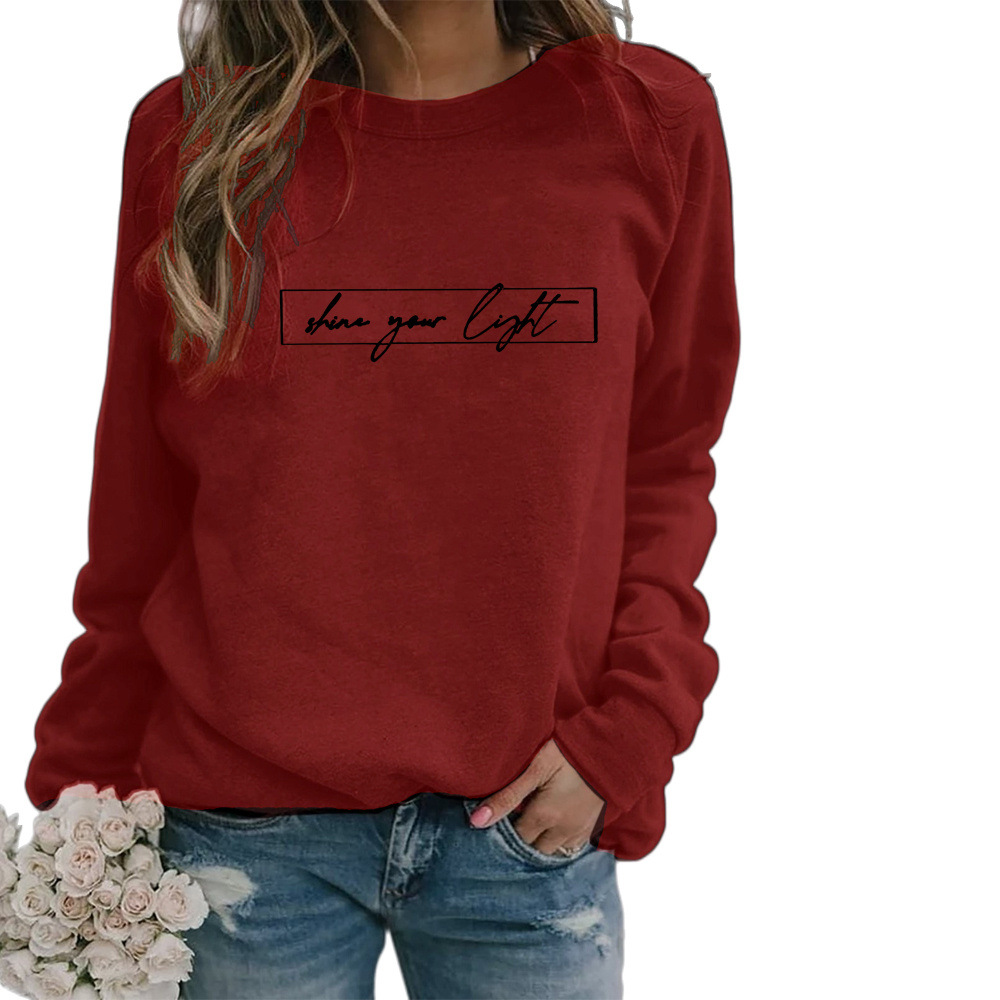 EB | Lässiges Sweatshirt mit Motivierendem Druck