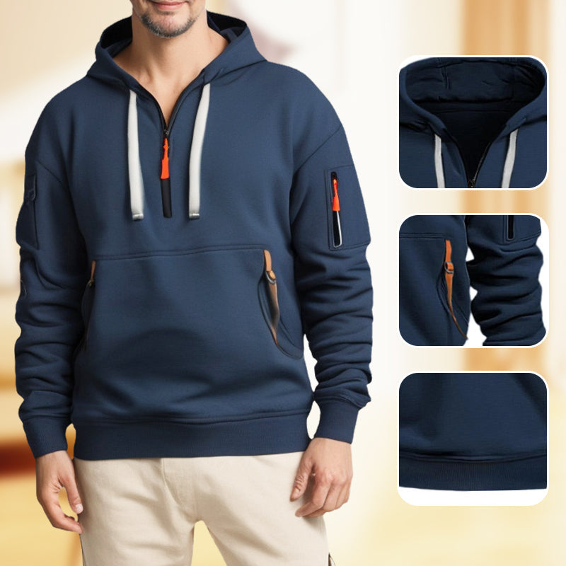 EB | Herren Sweatshirt mit Kapuze und Taschen
