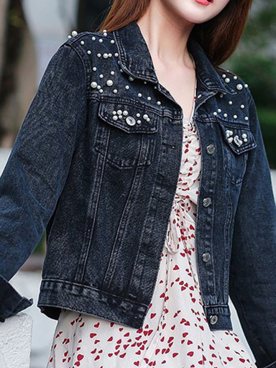 EB | Frauen Denim Jacke Pearl