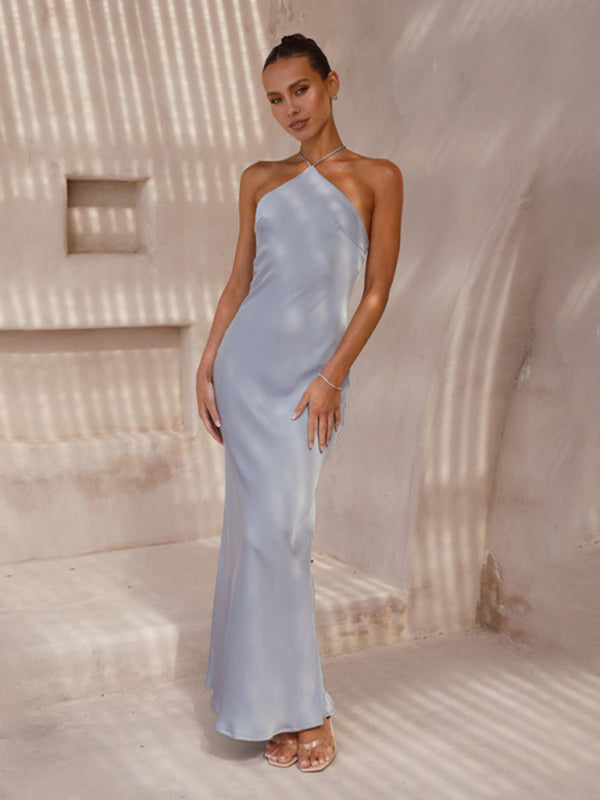 EB | Rückenfreies Neckholder Maxikleid