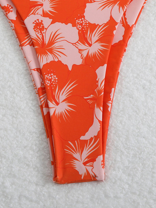 EB | Blumenmuster Halterneck-Bikini