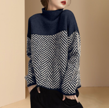 EB | Pullover - weicher Elegante-Rollkragenpullover