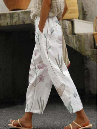 EB | Hose Botanical Floral für Frauen