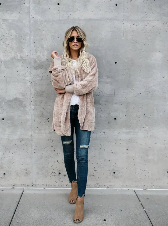 EB | Warme Teddy Fleecejacke