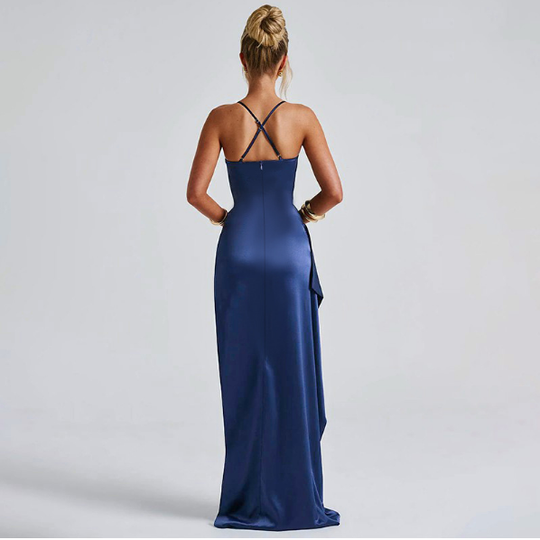 EB | Marineblaues Maxikleid