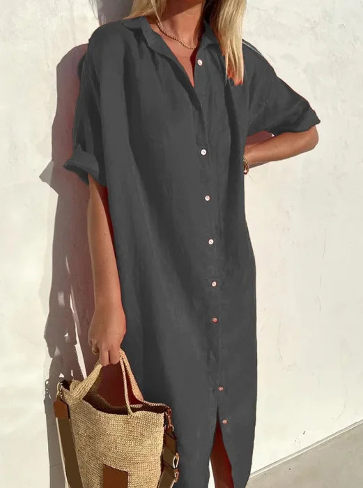 EB | Leinen Hemdkleid