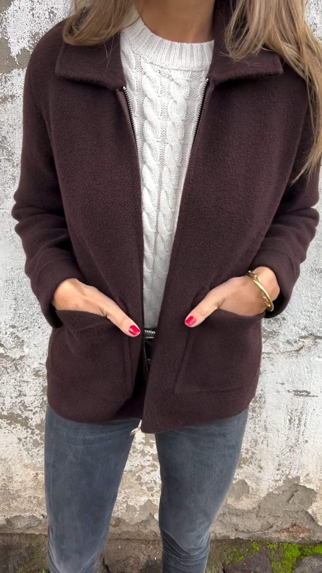 EB | Slim Jacket With Pockets For Women