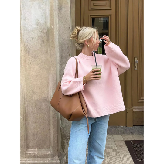 EB | Übergröße RosA-Damenpullover mit Langen Ärmeln