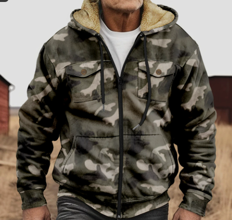 EB | Herren Hoodie im Camouflage-Look