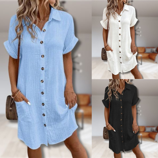 EB | Trendy Blusen Kleid
