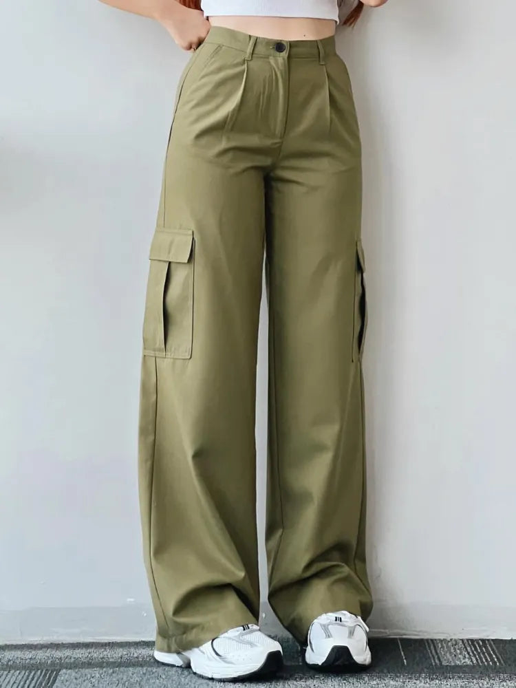 EB | Stylische Cargohose Damen mit Taschen und Bequemer Passform
