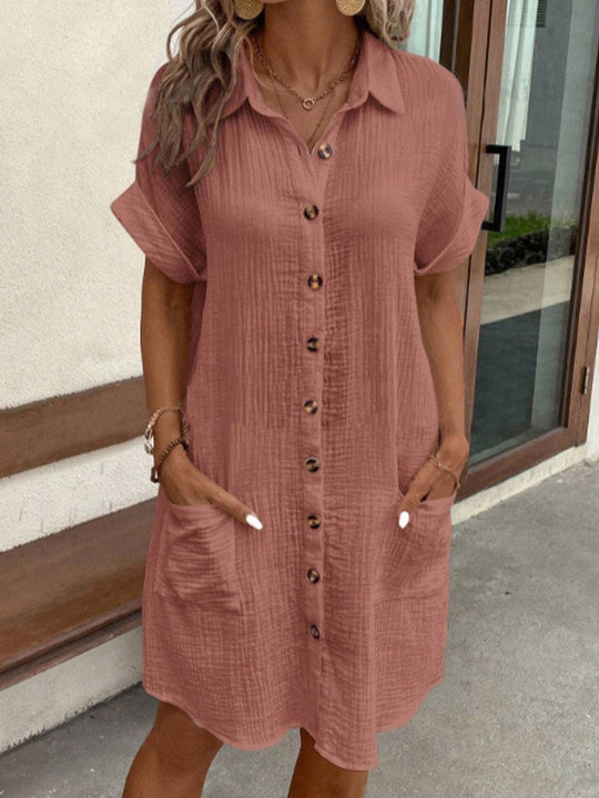 EB | Trendy Blusen Kleid