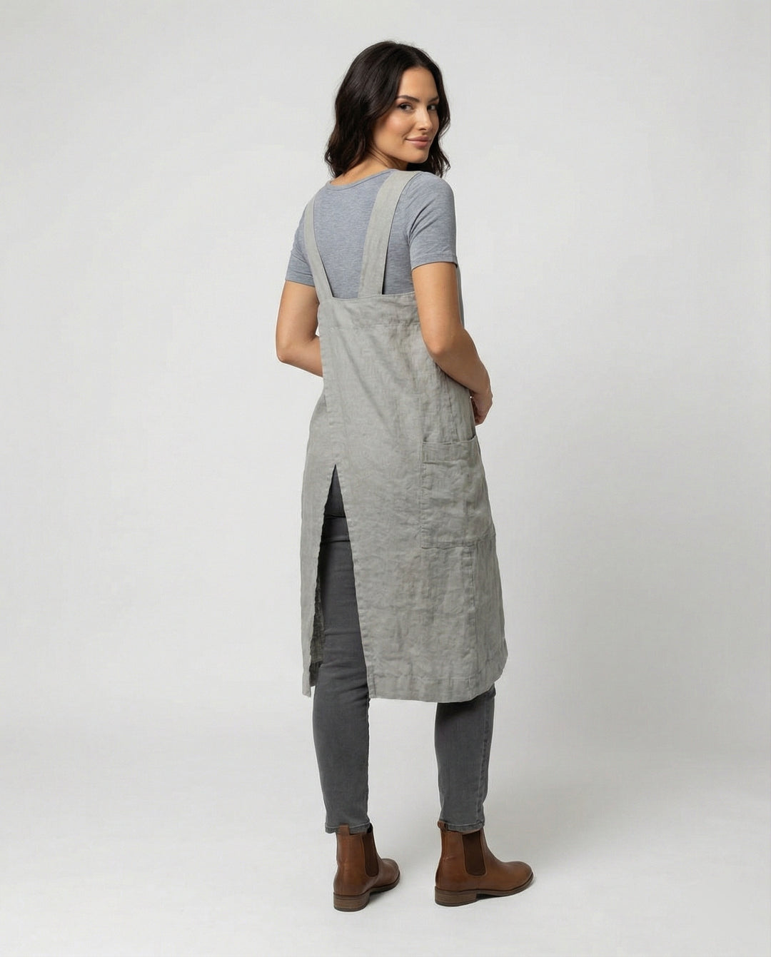 EB | Baumwol Schürzenkleid mit Taschen