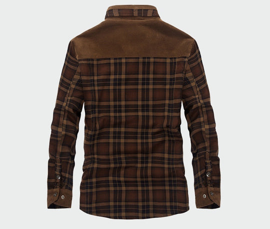 EB | Herren Sherpa gefütterte Karo Hemdjacke