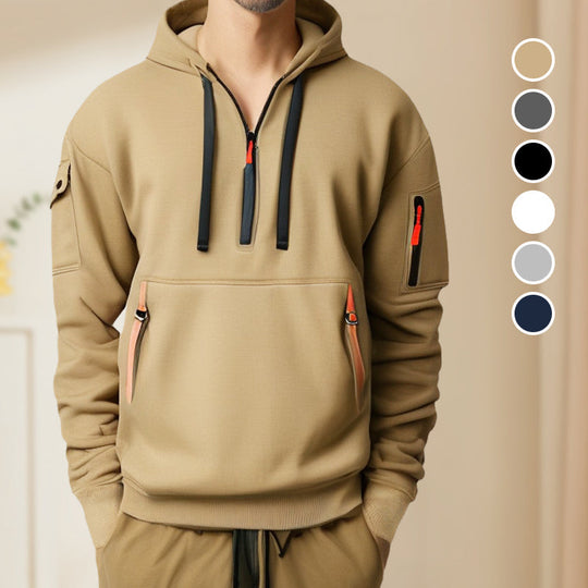 EB | Herren Sweatshirt mit Kapuze und Taschen