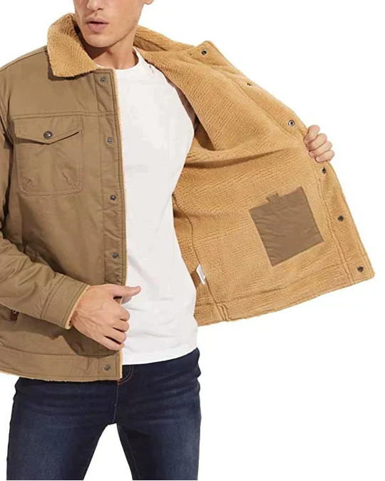 EB | Winterjacke mit Sherpa-futter Wasserabweisend Warm und Robust