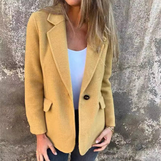 EB | Klassische Wolljacke Stilvoll und Komfortabel