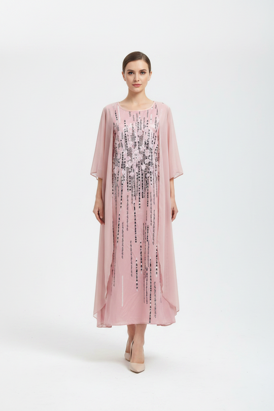 EB | Elegante Individuell Gedrucktes Kleid