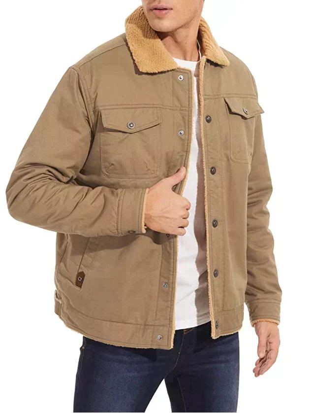 EB | Winterjacke mit Sherpa-futter Wasserabweisend Warm und Robust