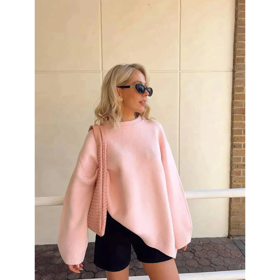 EB | Übergröße RosA-Damenpullover mit Langen Ärmeln