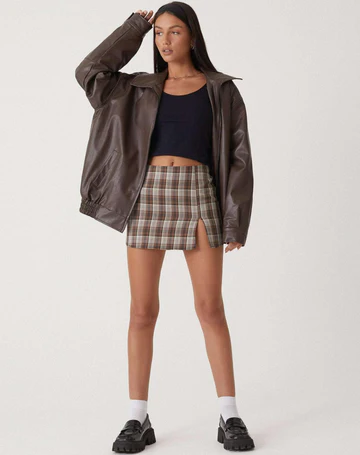 EB | Oversized Lederjacke