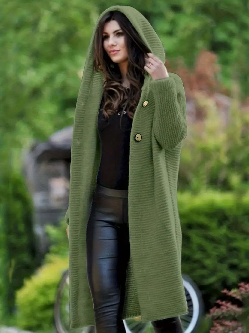 EB | Warme Longline Strickjacke