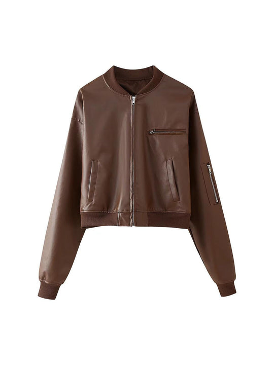 EB | Leder Bomberjacke