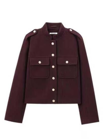 EB | Pocket Button-up Wolljacke