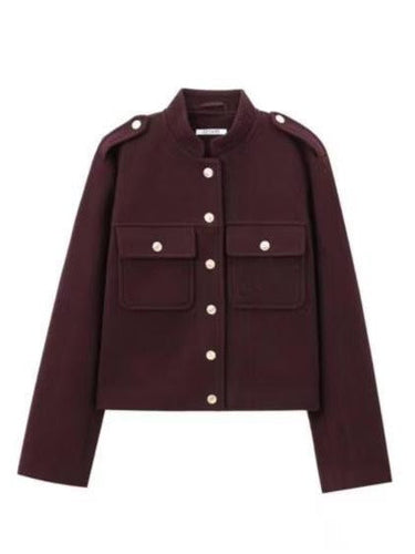 EB | Pocket Button-up Wolljacke