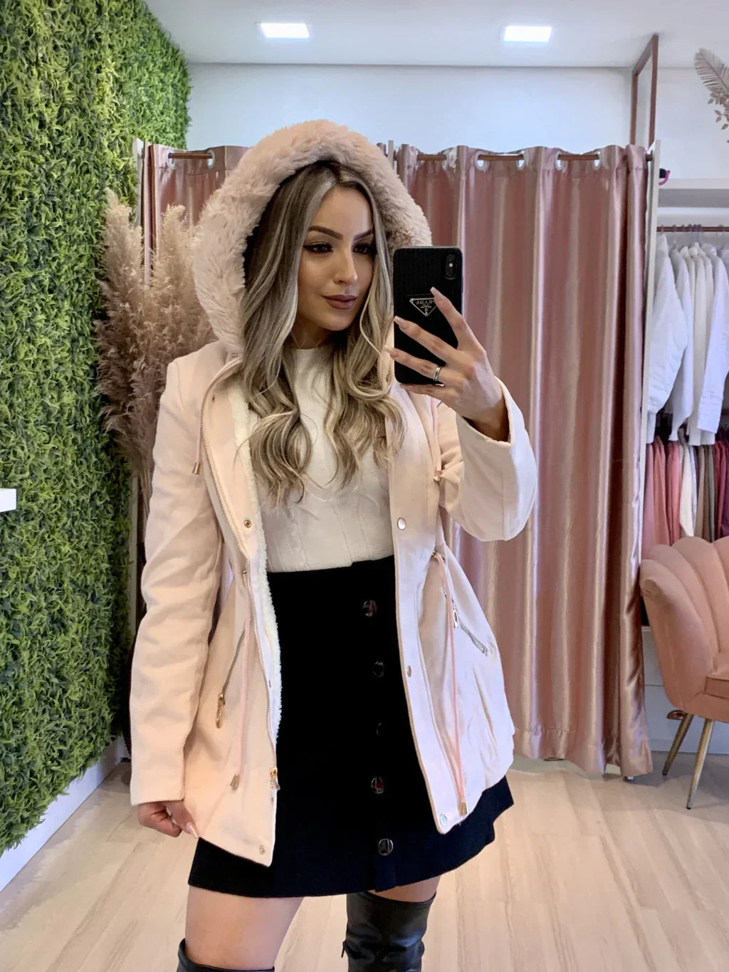 EB | Parka mit Fellkapuze