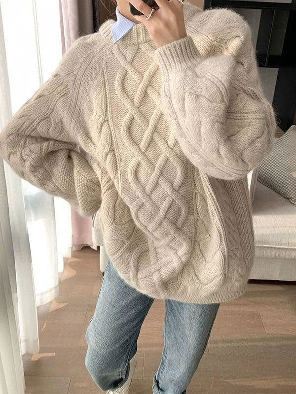 EB | Gestrickter Pullover mit Textur