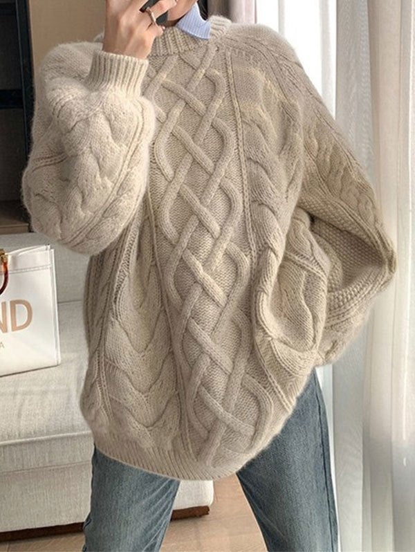EB | Gestrickter Pullover mit Textur